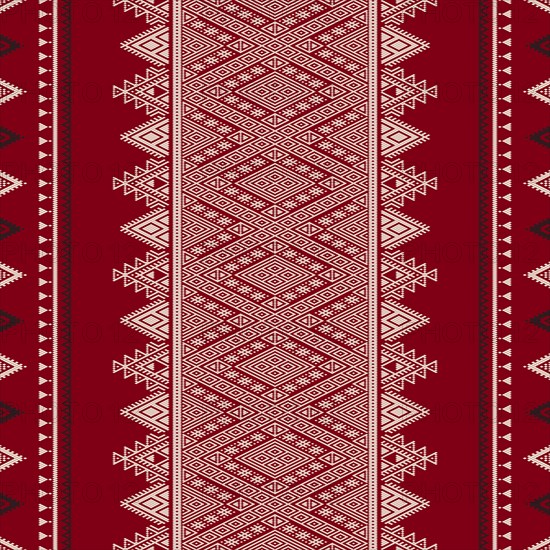 Traditional Tunisian embroidery pattern