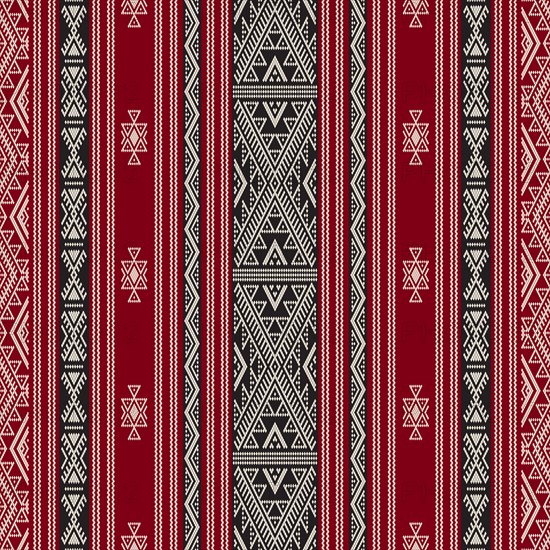 Traditional Tunisian embroidery pattern