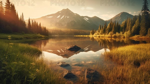 Tranquil mountain