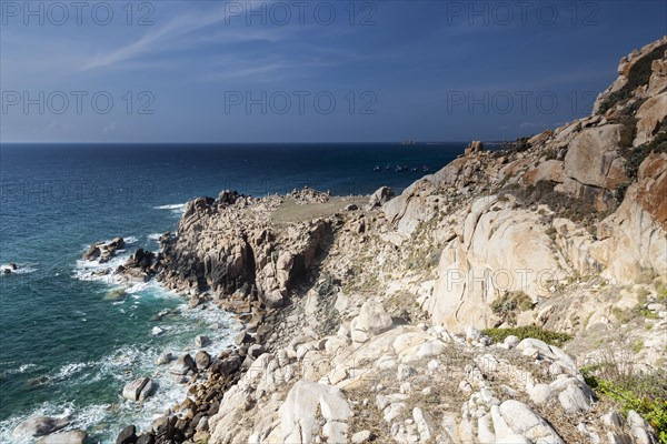 Rocky coast at Nui Chua National Park