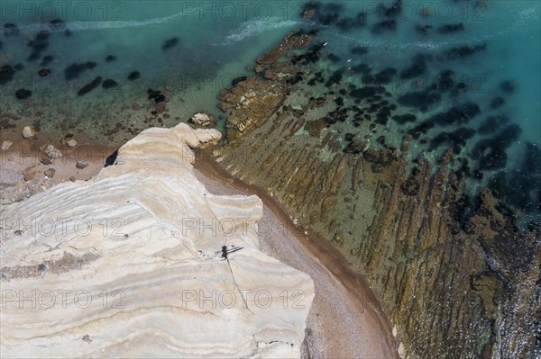 Chalk cliffs at Capo Bianco