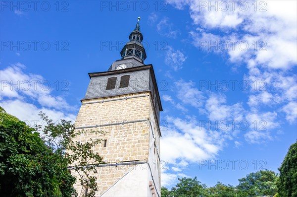 The inclined tower of the Oberkirche