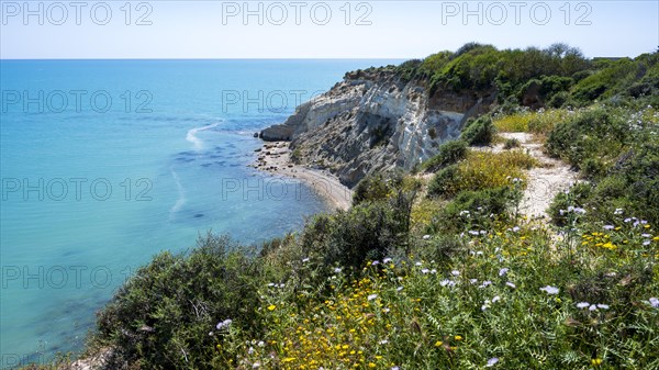 Chalk cliffs at Capo Bianco