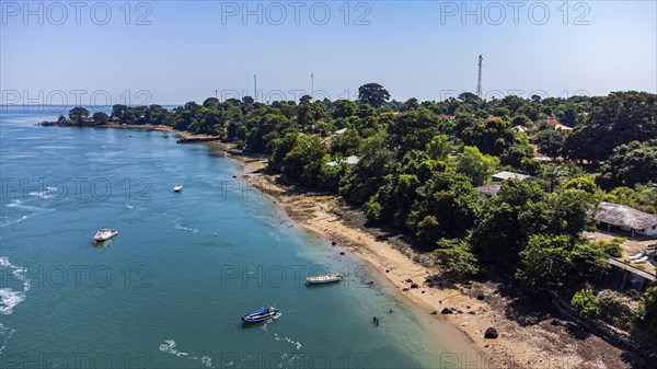 Aerial of Bubaque island