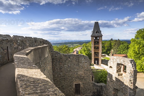 Frankenstein Castle in the Odenwald near Darmstadt