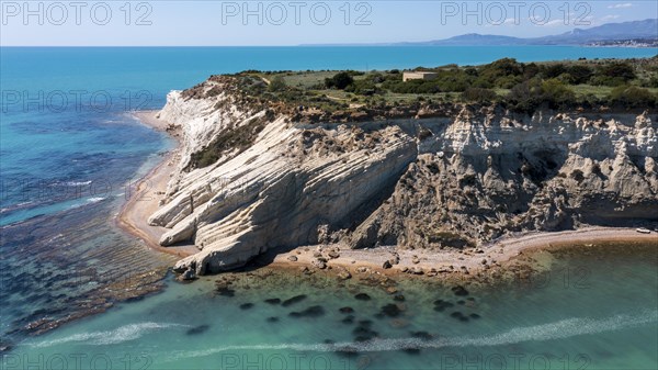 Chalk cliffs at Capo Bianco