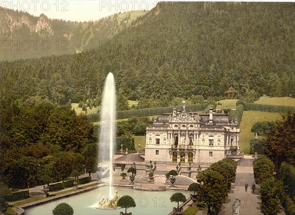 Linderhof Castle in Upper Bavaria