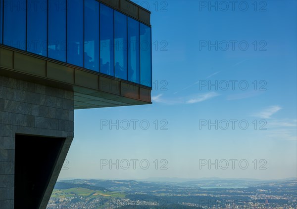 Hotel Five Stars Buergenstock with Landscape and Mountain in Sunny Day in Buergenstock