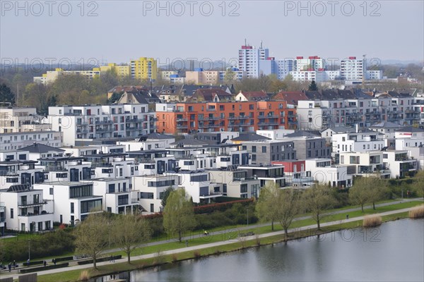 Modern residential buildings at Phoenix Lake