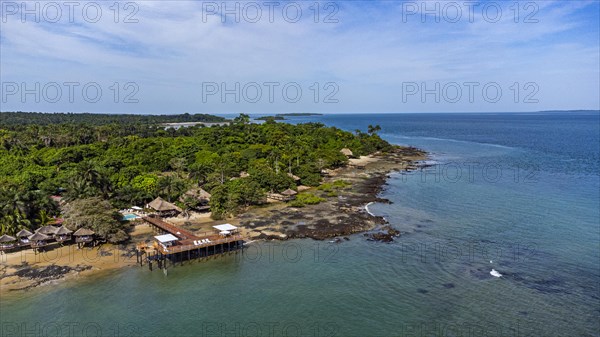 Aerial of Rubane island