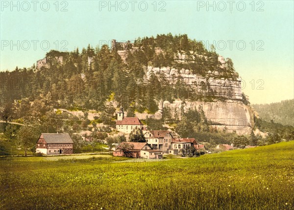 Mount Oybin near Zittau in Saxony