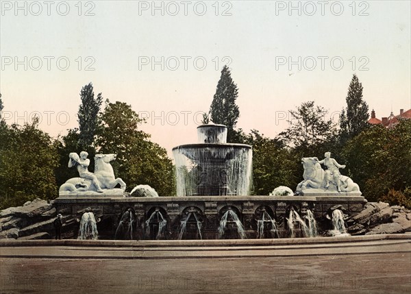 The Wittelsbach Fountain in Munich