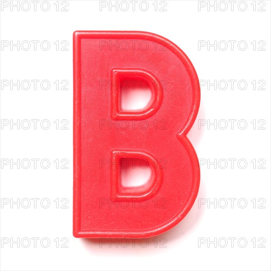 Magnetic uppercase letter B