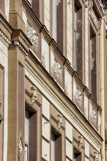 Historical house facade in detail