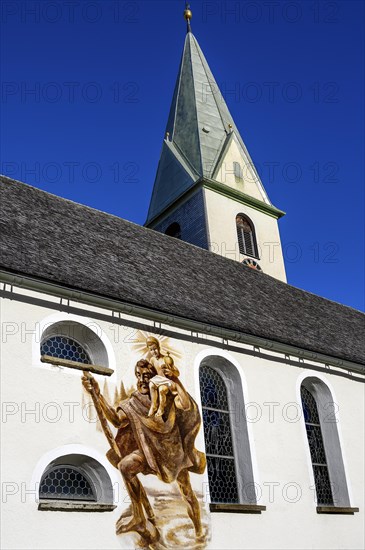 Christophorus mural at the Church of Our Lady Mariae Namen