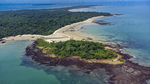 Aerial of Joao Viera island