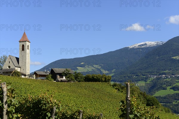 Church of St. Clement in Tschoetsch am Pfeffersberg near Brixen