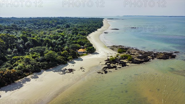 Aerial of Joao Viera island