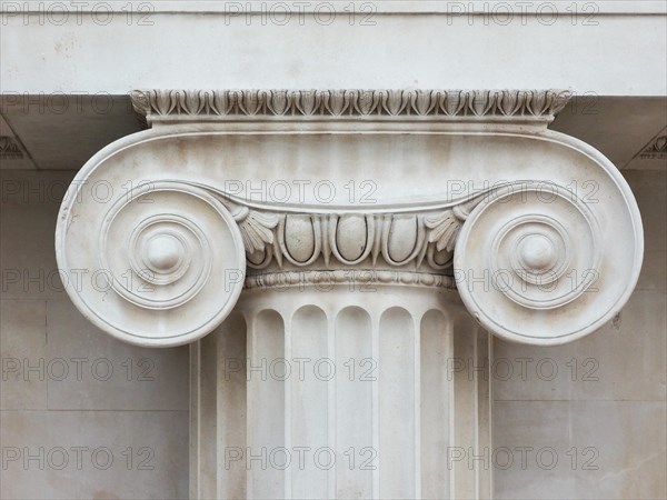 Ionic column capital