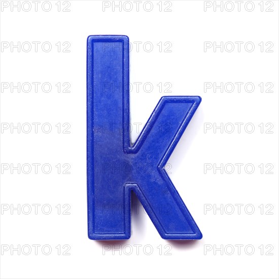 Magnetic lowercase letter K
