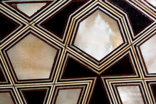 Ottoman art example of Mother of Pearl inlays from Istanbul