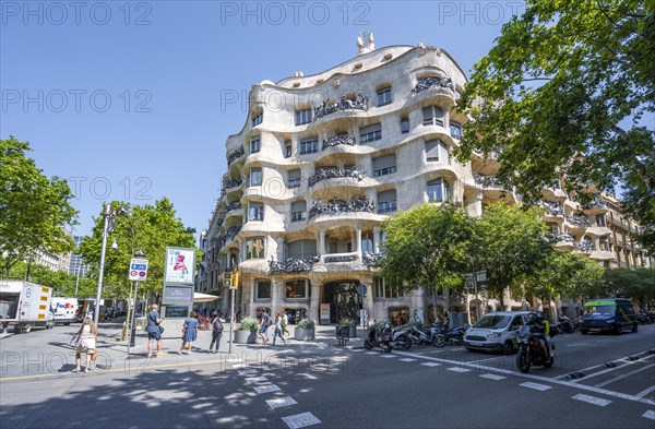 Facade of Casa Mila