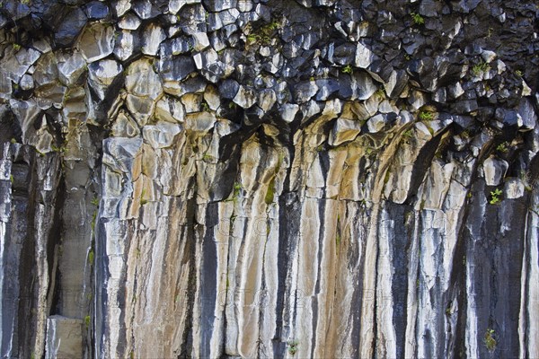 Hexagonal basalt columns