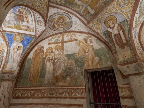 Crypt of frescoes with motifs from the life of Jesus Christ