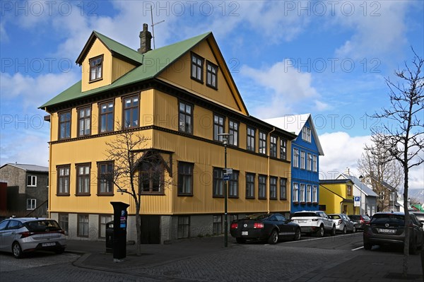 Colourful houses in Reykjavik