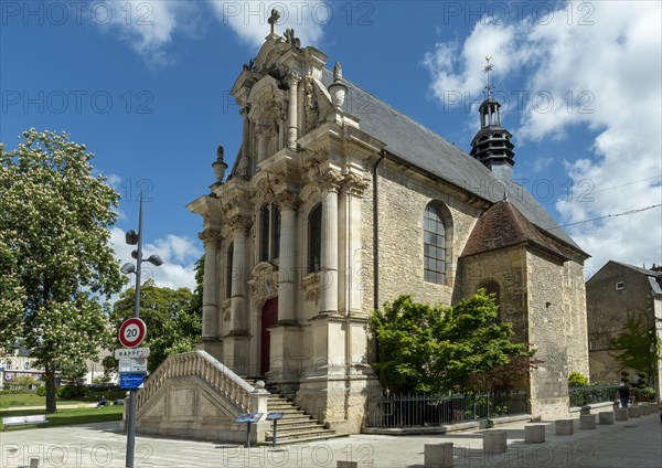 Nevers. The Chapel of Saint Mary. Nievre department. Bourgogne Franche Comte. France