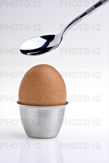 Egg cup and spoon
