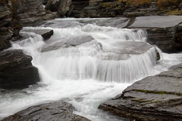 Waterfall in the Store Ula River