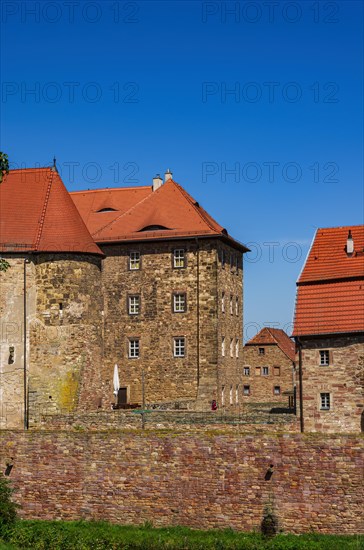 Parts of the building complex of Heldrungen Castle and Fortress