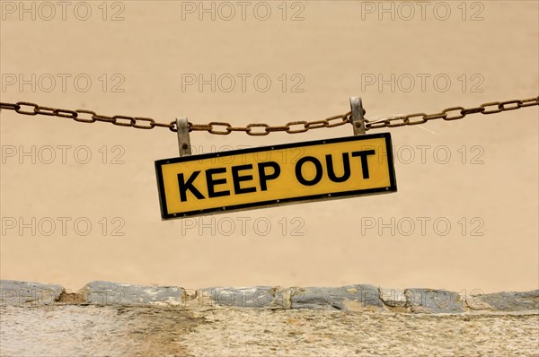 Keep out sign