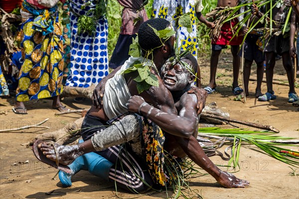 Traditional Pygmy wrestling