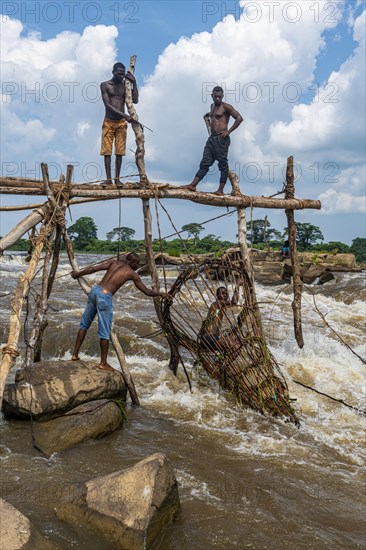 Indigenous fishermen from the Wagenya tribe