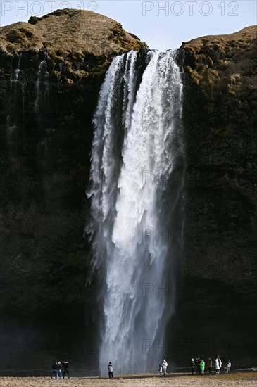 Seljalandsfoss Waterfall on the South Coast of Iceland