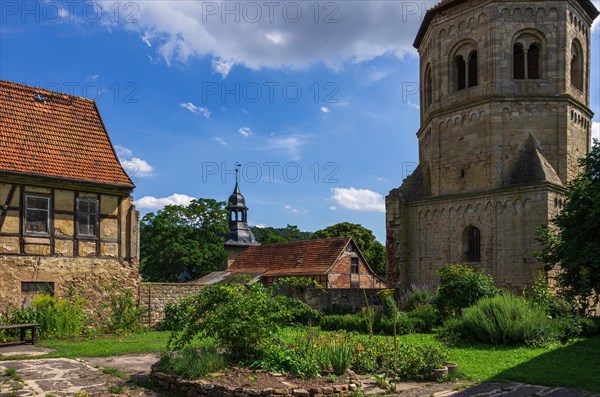 Former Benedictine monastery of St. Wigbert in Goellingen near Bad Frankenhausen in Kyffhaeuserland