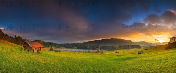 Sunset at Wagenbruechsee