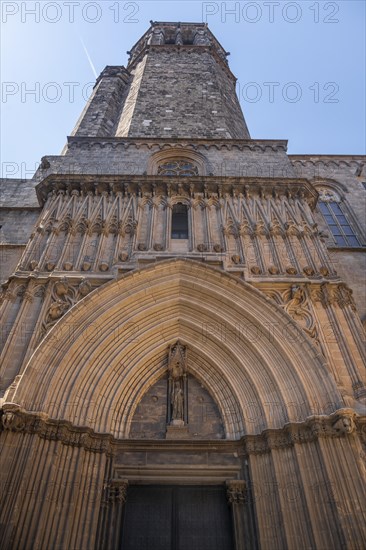 Entrance portal and tower