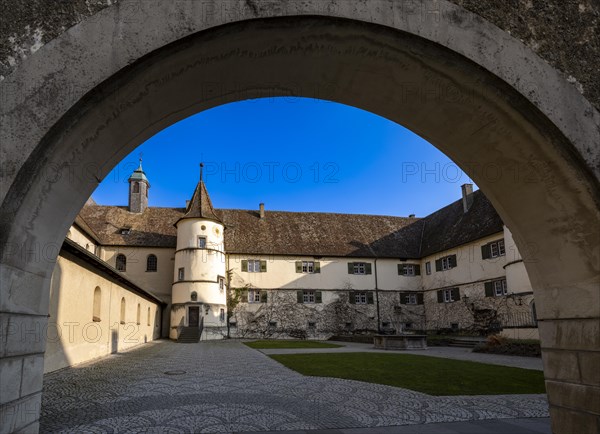 Inner courtyard of the Minster of St. Mary and St. Mark