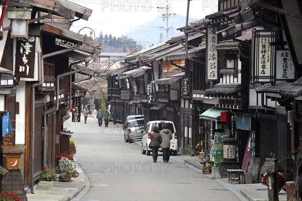 Narai-juku traditional small town in Nagano Japan