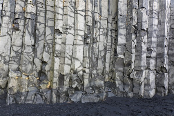 Hexagonal basalt columns