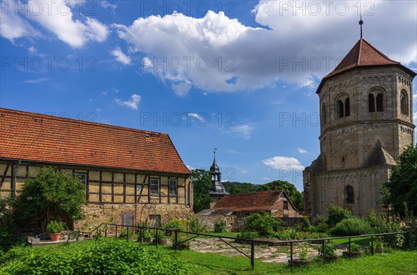 Former Benedictine monastery of St. Wigbert in Goellingen near Bad Frankenhausen in Kyffhaeuserland