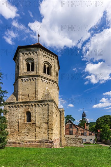 Former Benedictine monastery of St. Wigbert in Goellingen near Bad Frankenhausen in Kyffhaeuserland