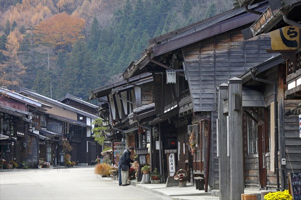 Narai-juku traditional small town in Nagano Japan