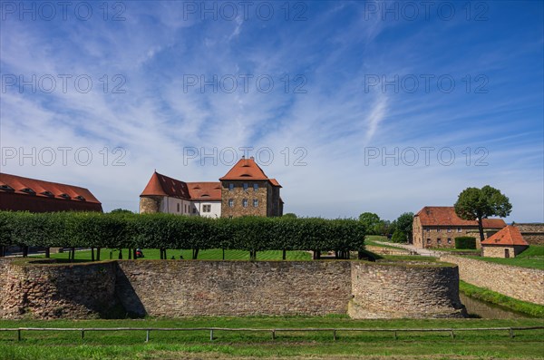 Parts of the building complex of Heldrungen Castle and Fortress