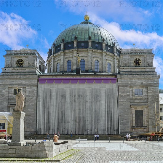 North side of St. Blasius Cathedral in Sankt Blasien