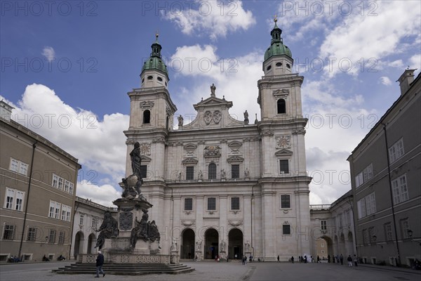 Salzburg Cathedral with Marian Column