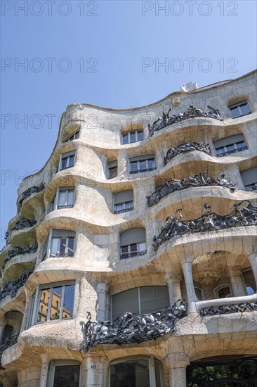 Facade of Casa Mila